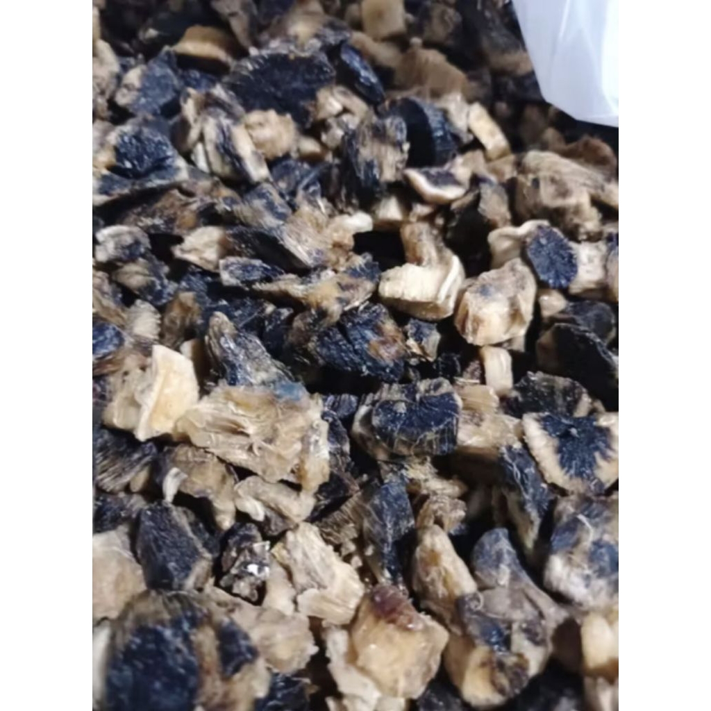 Mamam Ahahaa Cemilan Gatot Singkong Hitam / Gaplek Mentah Isi 500Gr