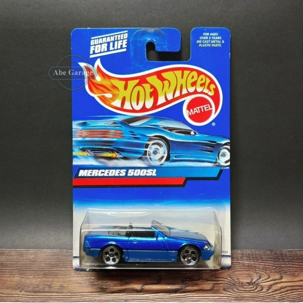 Hot Wheels Mercedes 500 SL blue