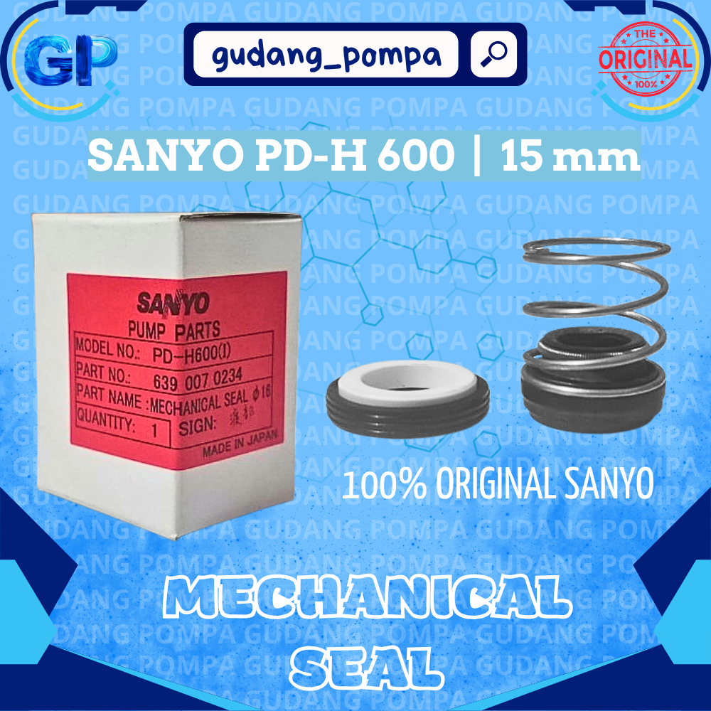 Mechanical SIl Seal Pompa Air SANYO PD-H 600 Asli Original