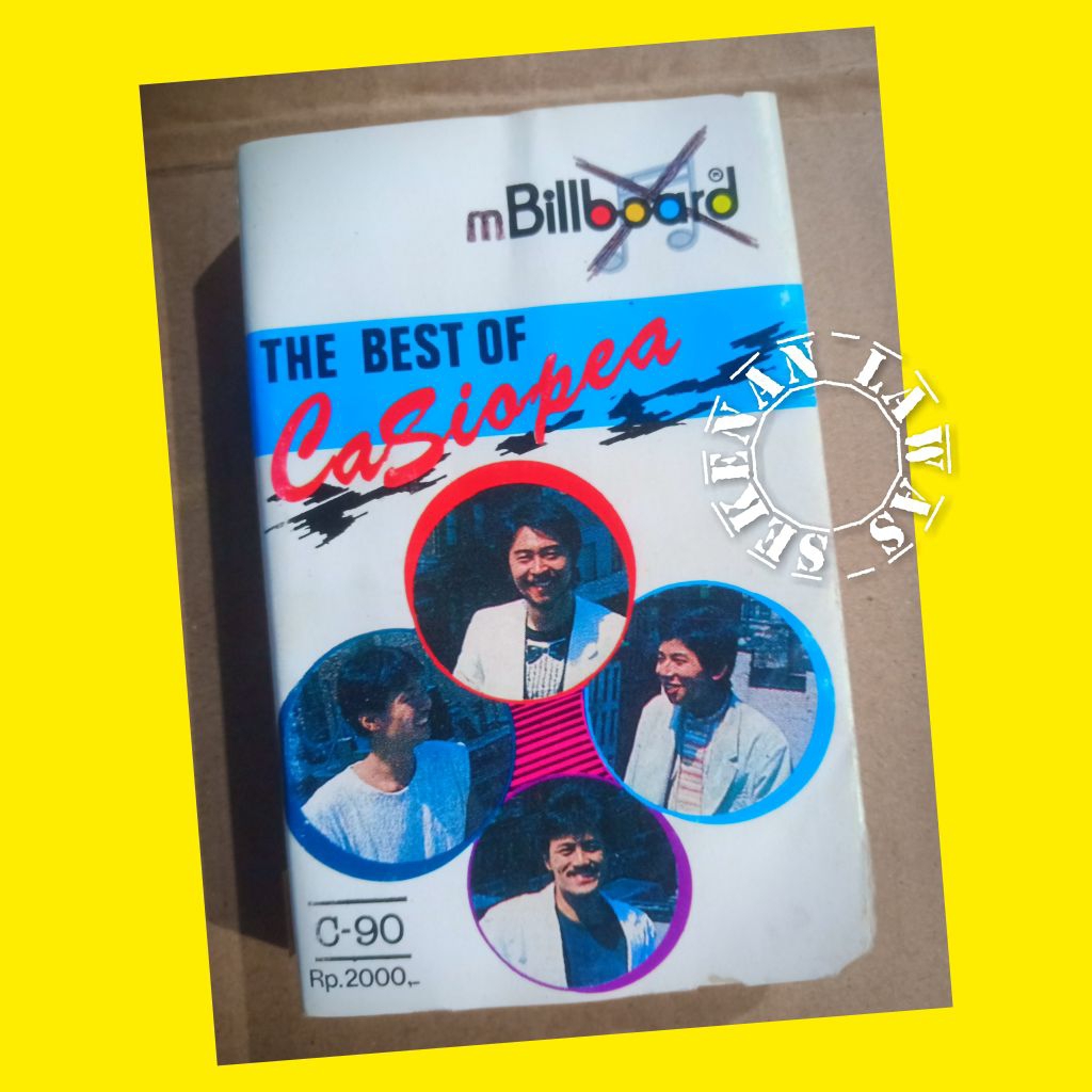 Kaset Casiopea - The Best Of / Pita C90  / (Cover Ada Coretan & Sedikit Gripis)