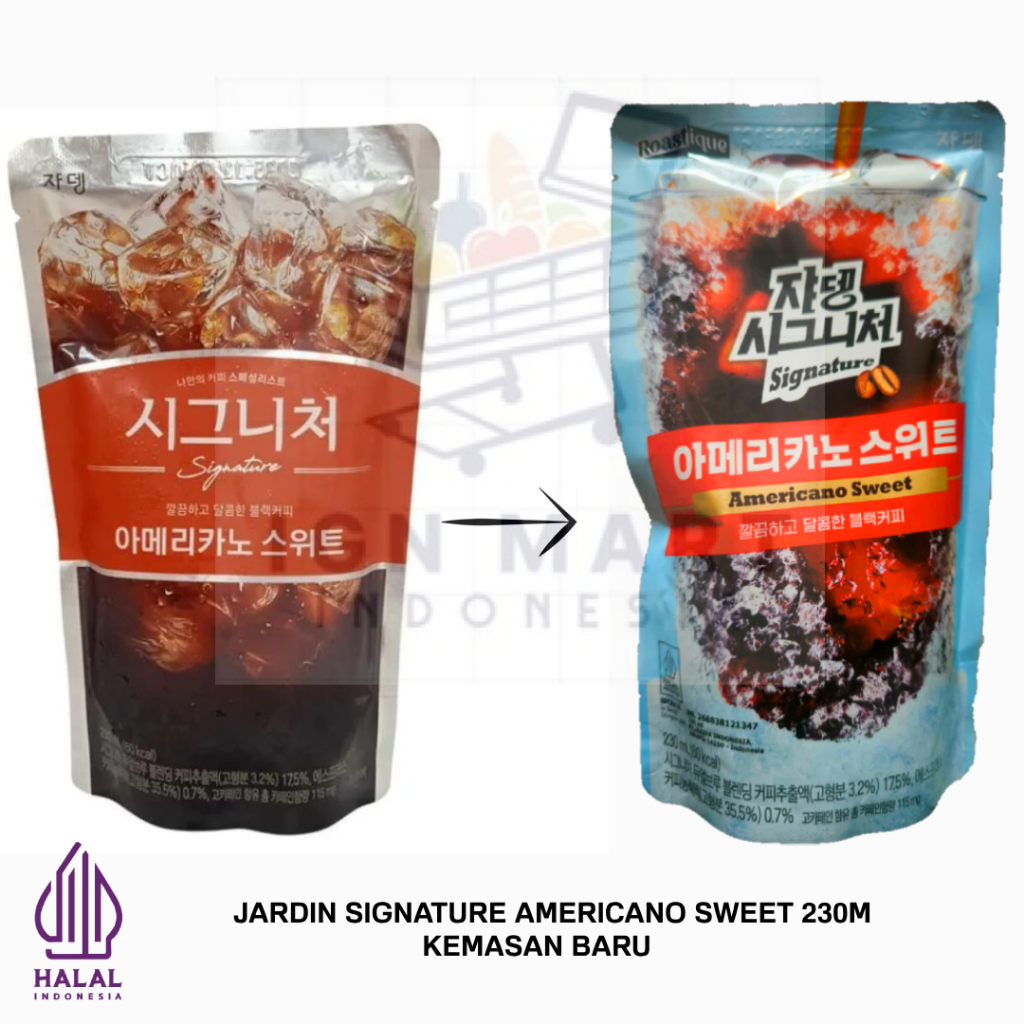 

JARDIN SIGNATURE AMERICANO SWEET 230ML | INSTANT KOREAN COFFEE DRINK POUCH