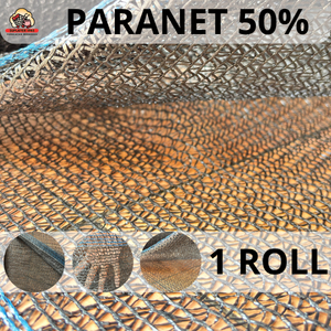 Paranet 50% Lebar 3 meter 1 ROLL (Panjang 100 meter x lebar 3 meter) Aanti UV