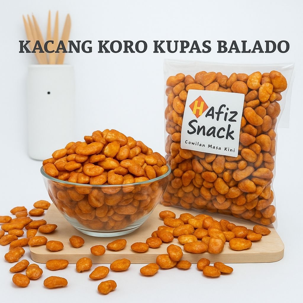 

KACANG KORO KUPAS PEDAS / KORO PEDAS 200 GR