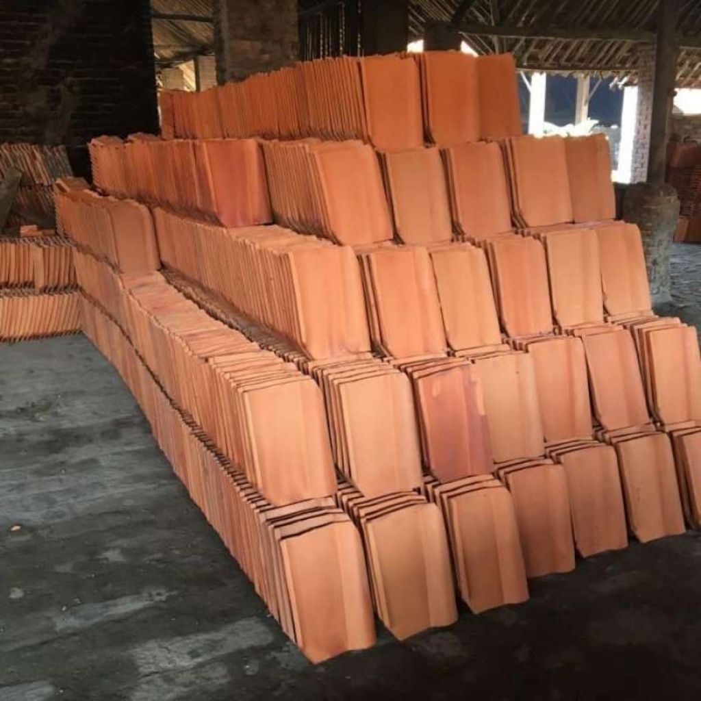 Genteng/Plentong/Tanah/Liat/Warna/Merah/Natural/Jatiwangi/OriginalGenteng/Plentong/Tanah/Liat/Warna/