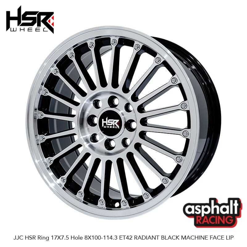 Velg Mobil Hsr Ring 17 Untuk Vios Jazz Yaris Raize Mobilio Avanza Xenia Hsr Ring 17 4x100/4x114,3