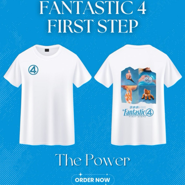 T-SHIRT FANTASTIC FOUR: FIRST STEP