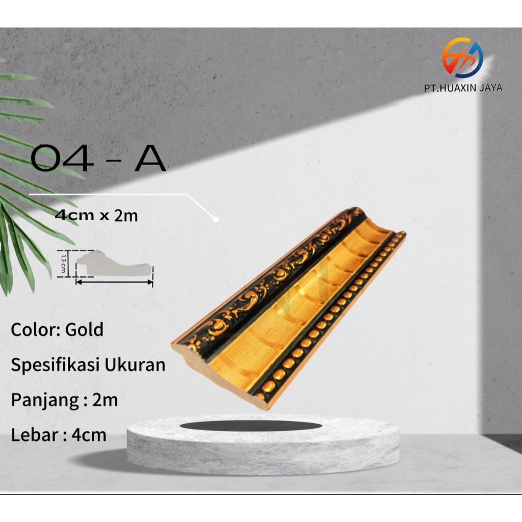 New Lis Pvc / Lis Plafon Motif Modern / Lebar 4CM x Panjang 2M