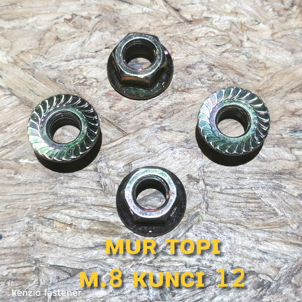Mur topi M.8 kunci 12