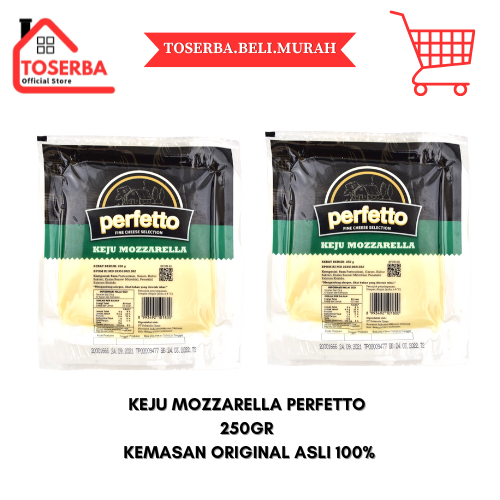 

[Ready Stock] PROMO Keju Mozarella Perfetto 250gr ORI 100%