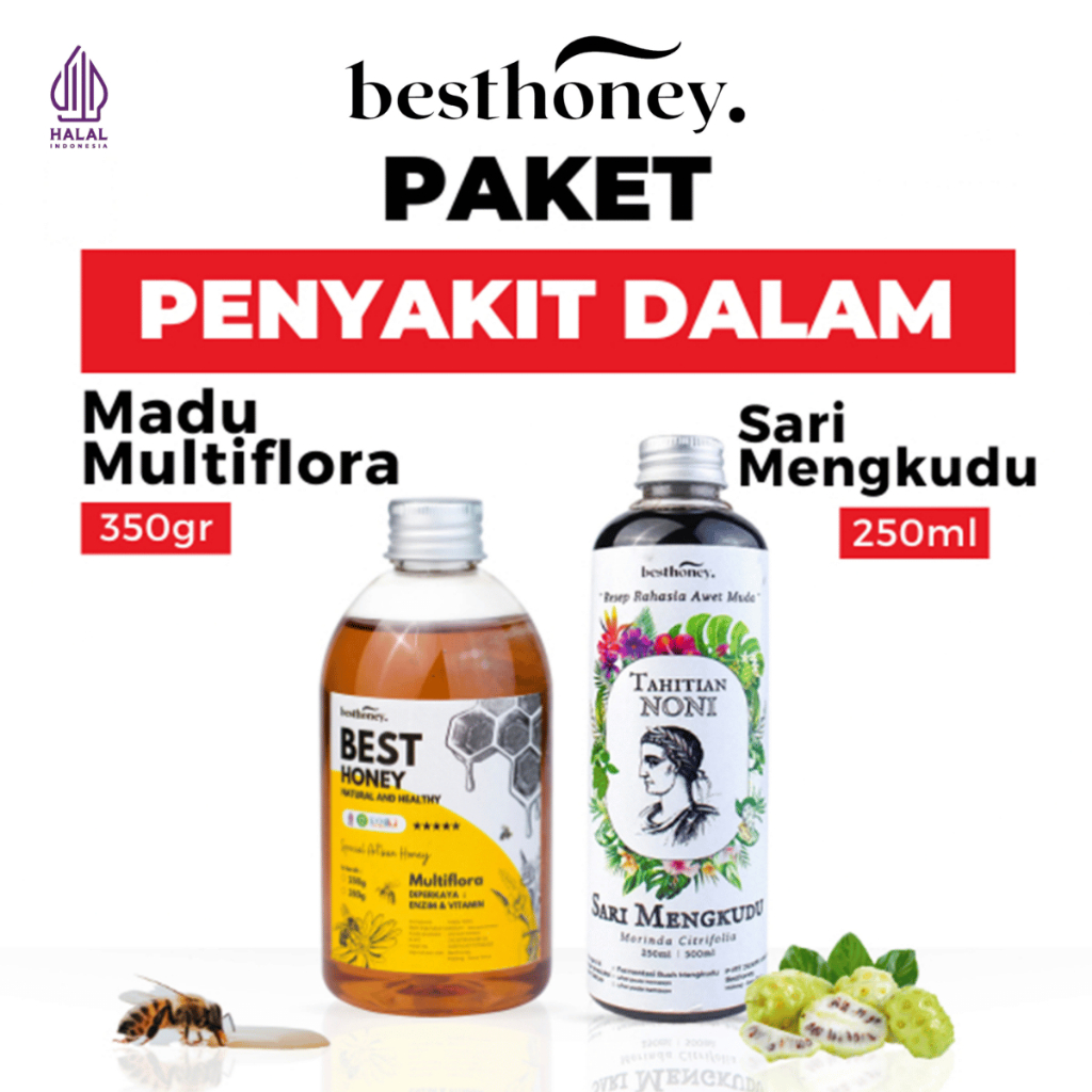

Best Honey Sari Mengkudu 250ML dan Madu Multiflora 350gr