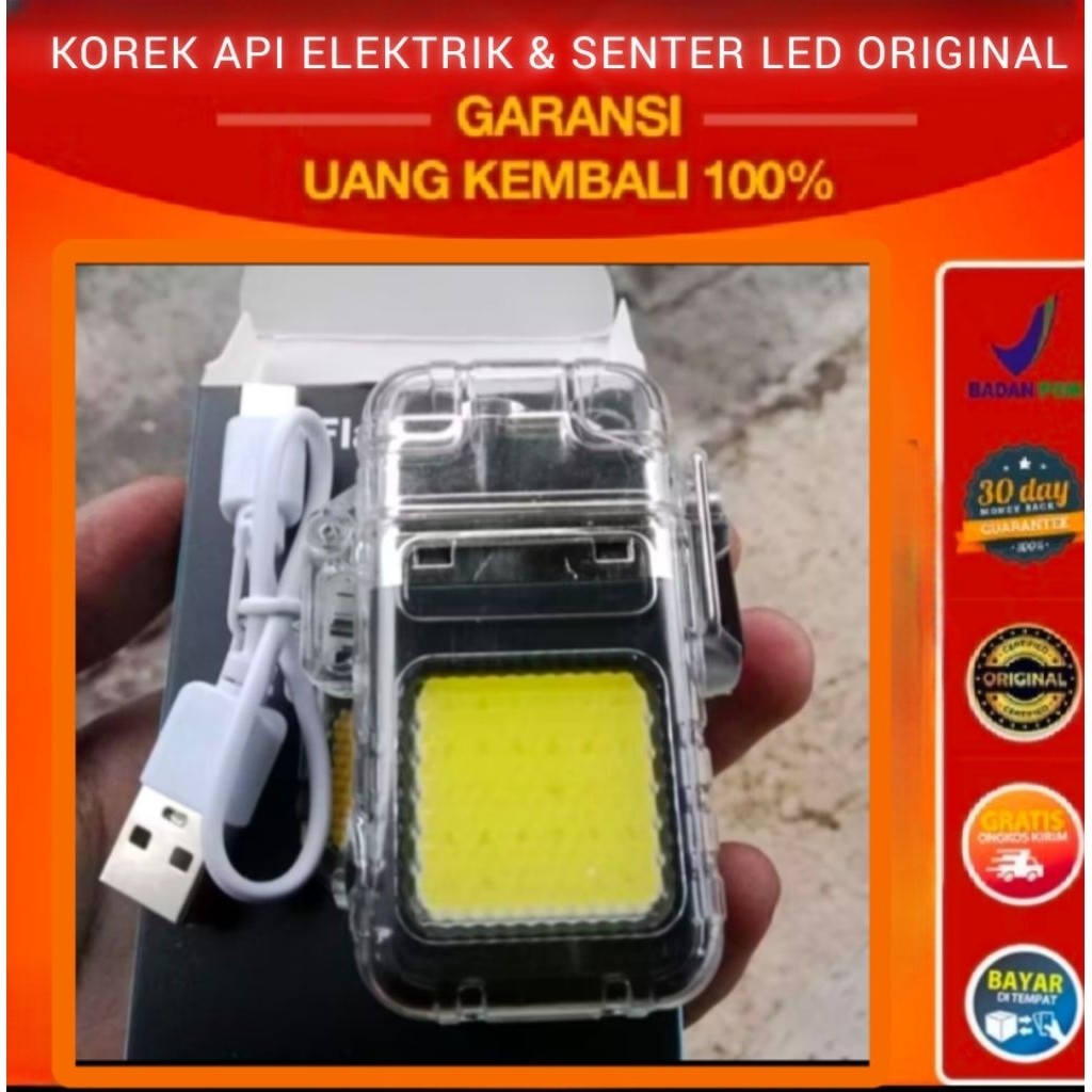 KOREK API ELEKTRIK / KOREK API USB / KOREK API PLUS SENTER LED BISA DI CAS ORIGINAL