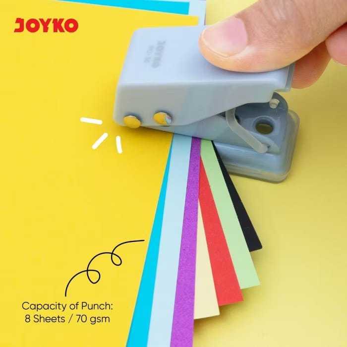

(2 PCS) PEMBOLONG KERTAS 1 LUBANG ONE HOLE PUNCH JOYKO PU-36 TERMURAH