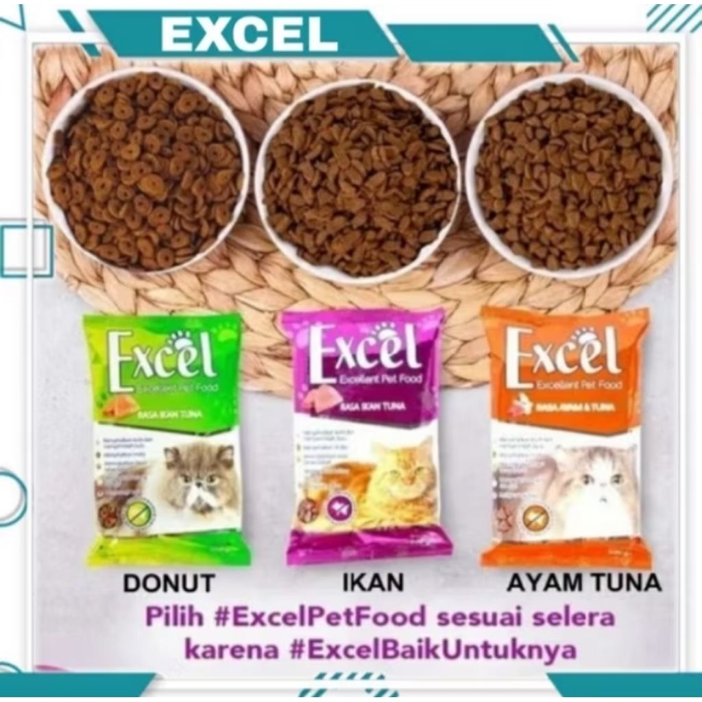 Excel pakan kucing pilih di chat aja Pur voer pelet