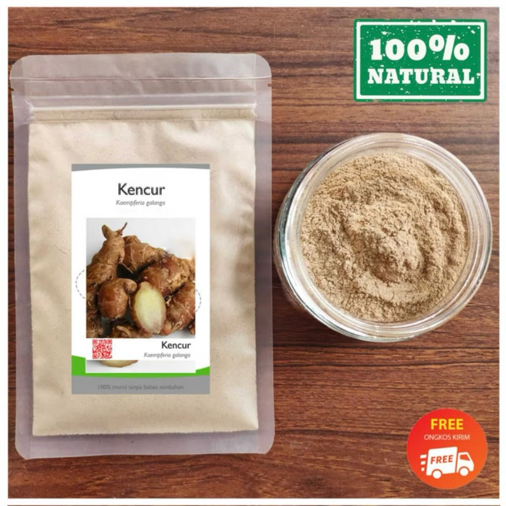 

BUBUK KENCUR 250 g Grade A Serbuk Kaempferia galanga 100% Asli Premium Quality