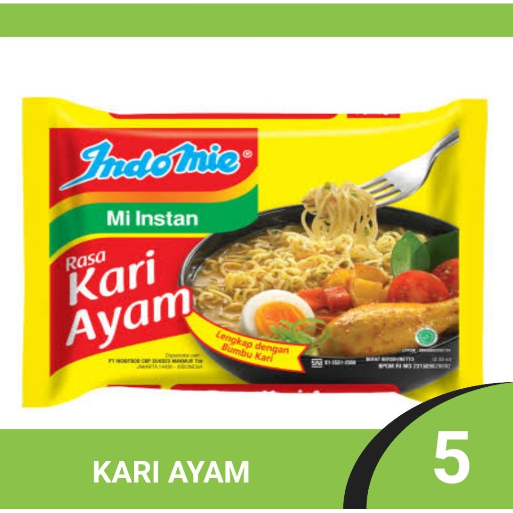 

INDOMIE Indomie kari ayam 5 pcs