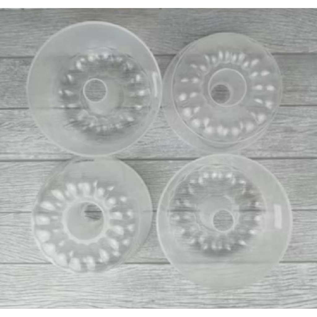 CETAKAN PUDING PLASTIK LOYANG AGAR AGAR / LOTUS KUE BOLU PLASTIK BENING