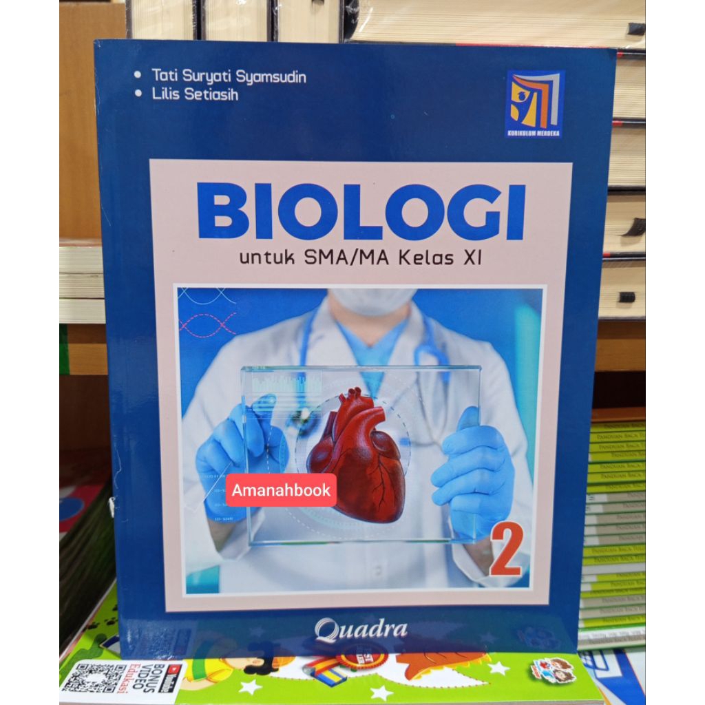 Buku Biologi SMA Kelas 11 Kurikulum Merdeka Quadra