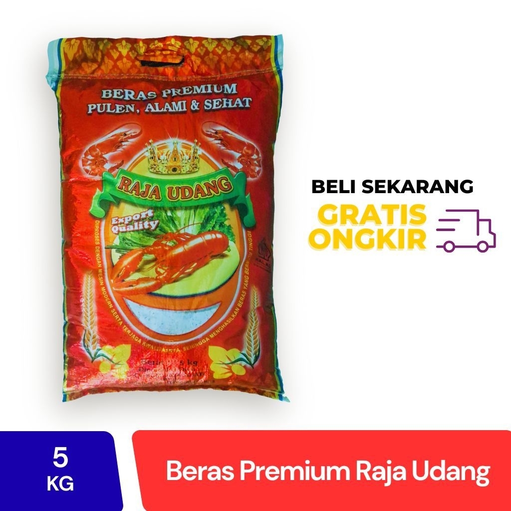 

Beras Premium Raja Udang 5kg RASA LEBIH PULEN