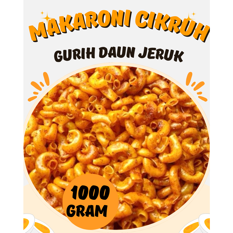 

Jajanan Enak Makaroni Gurih Original Daun Jeruk / Makaroni Omex Rasa Gurih Original Nagih 1 Kg