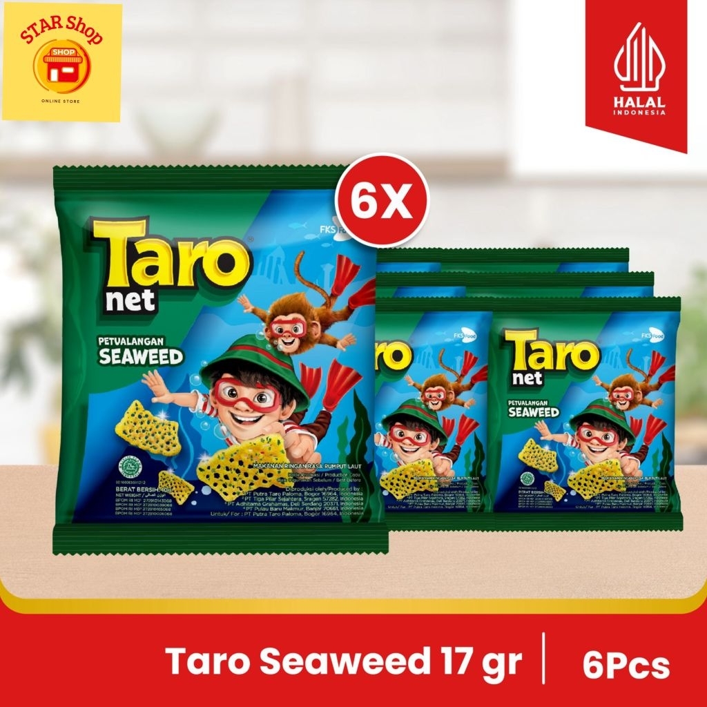 

Paket Bundling - Taro - Seaweed - Small Pack - 17gr - 6pcs