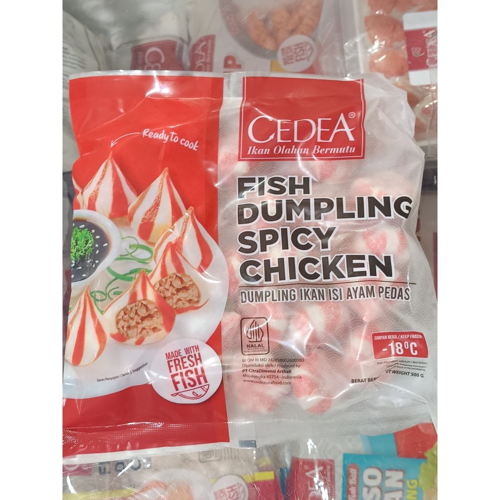 

CEDEA FISH DUMPLING SPICY CHICKEN 500 GR