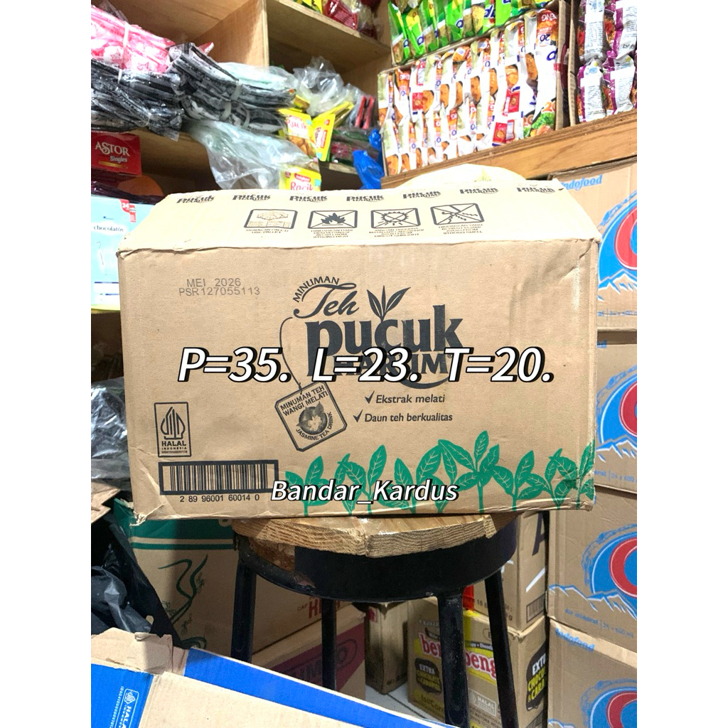 

Obral Kardus Dus Bekas Teh Pucuk, Layak Pakai, Box Packing