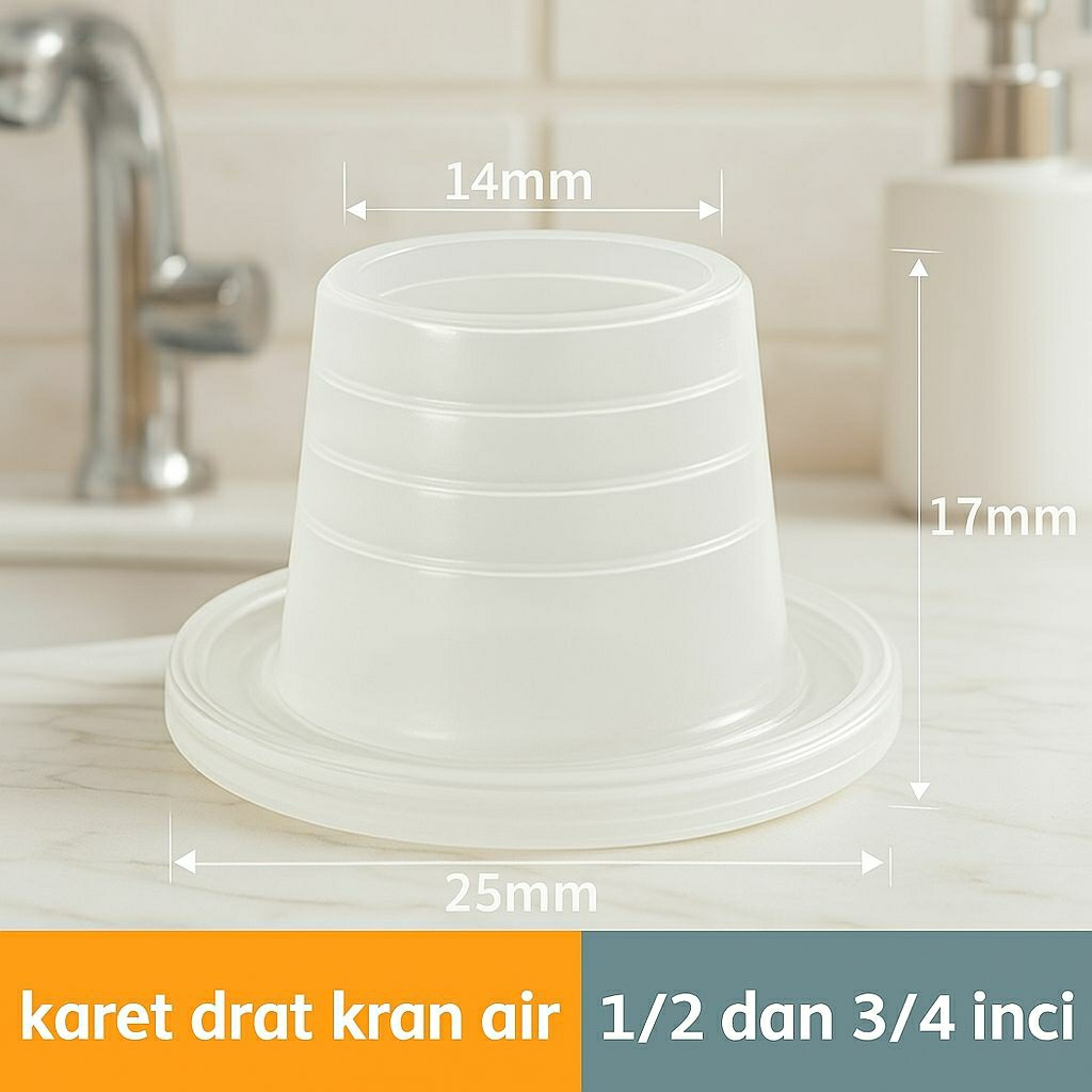 Rubber Ring Drat Seal Keran Air Karet Kerat Anti Bocor Gasket Silikon Pengaman Bathtub Pengencang Si