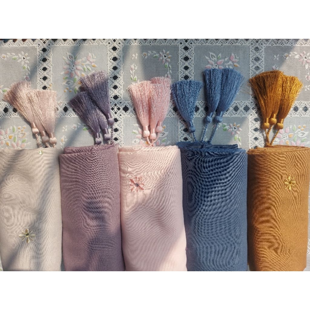 jilbab paris bordir paris tasel