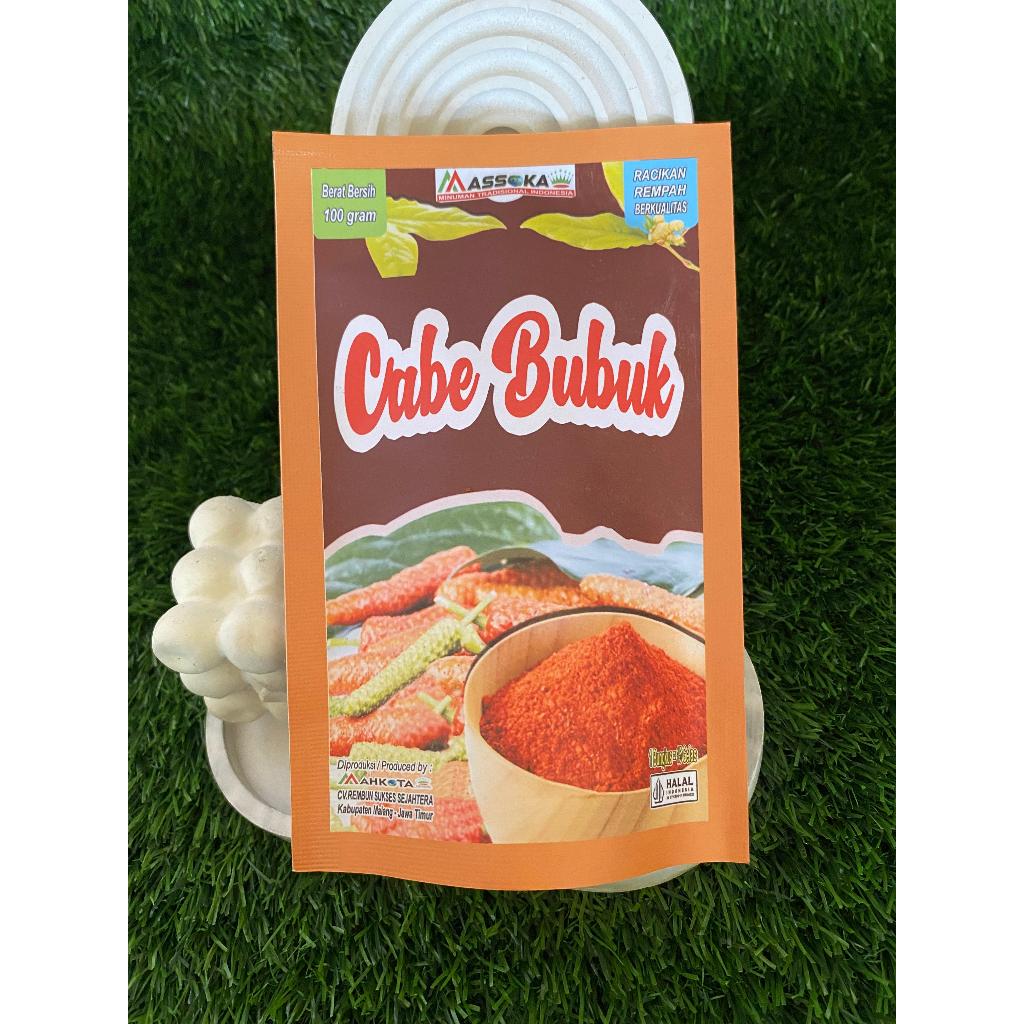 

Cabe Bubuk Massoka | Minuman Rempah | Tanpa Gula