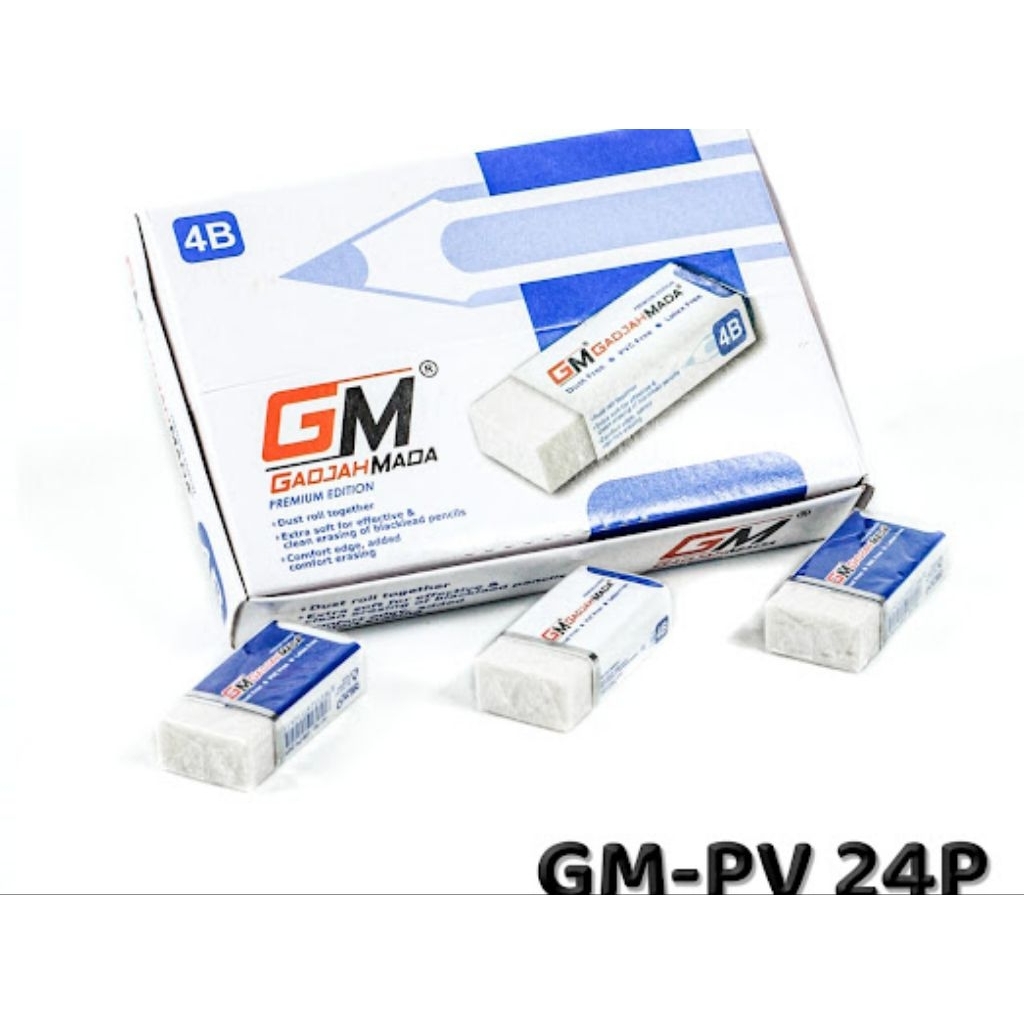 

Penghapus pencil 2B Merk Gajah Mada ( GM-PV24P )