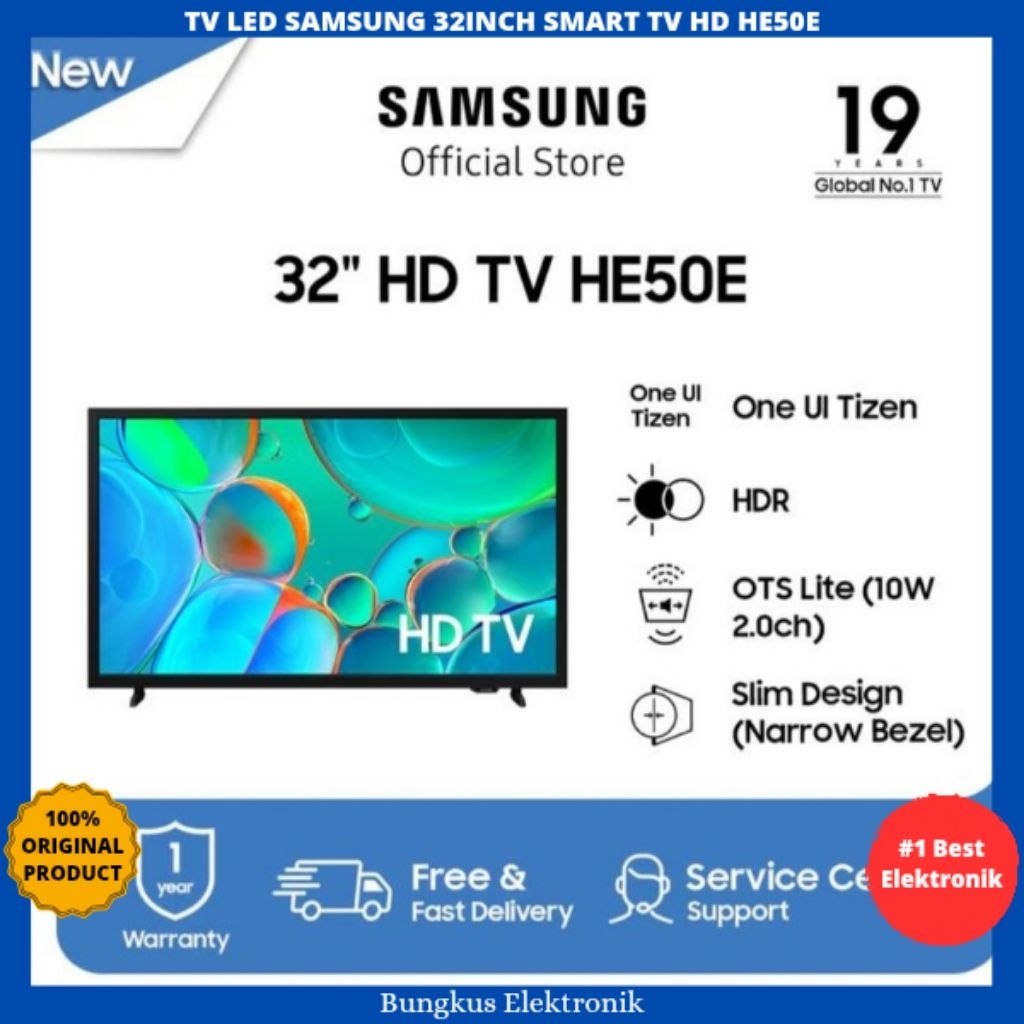 TV LED SAMSUNG SMART 32INCH HE50E TV SAMSUNG SMART TV 32INCH