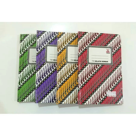 

Buku Batik OKTAVO A6 Gelatik Kembar / Buku Gelatik Isi 50 100 200