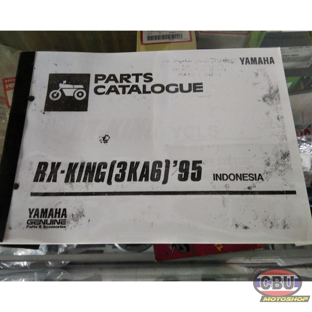 Buku Katalog RX King 1995 Master YCLS Biru Hitam Janda