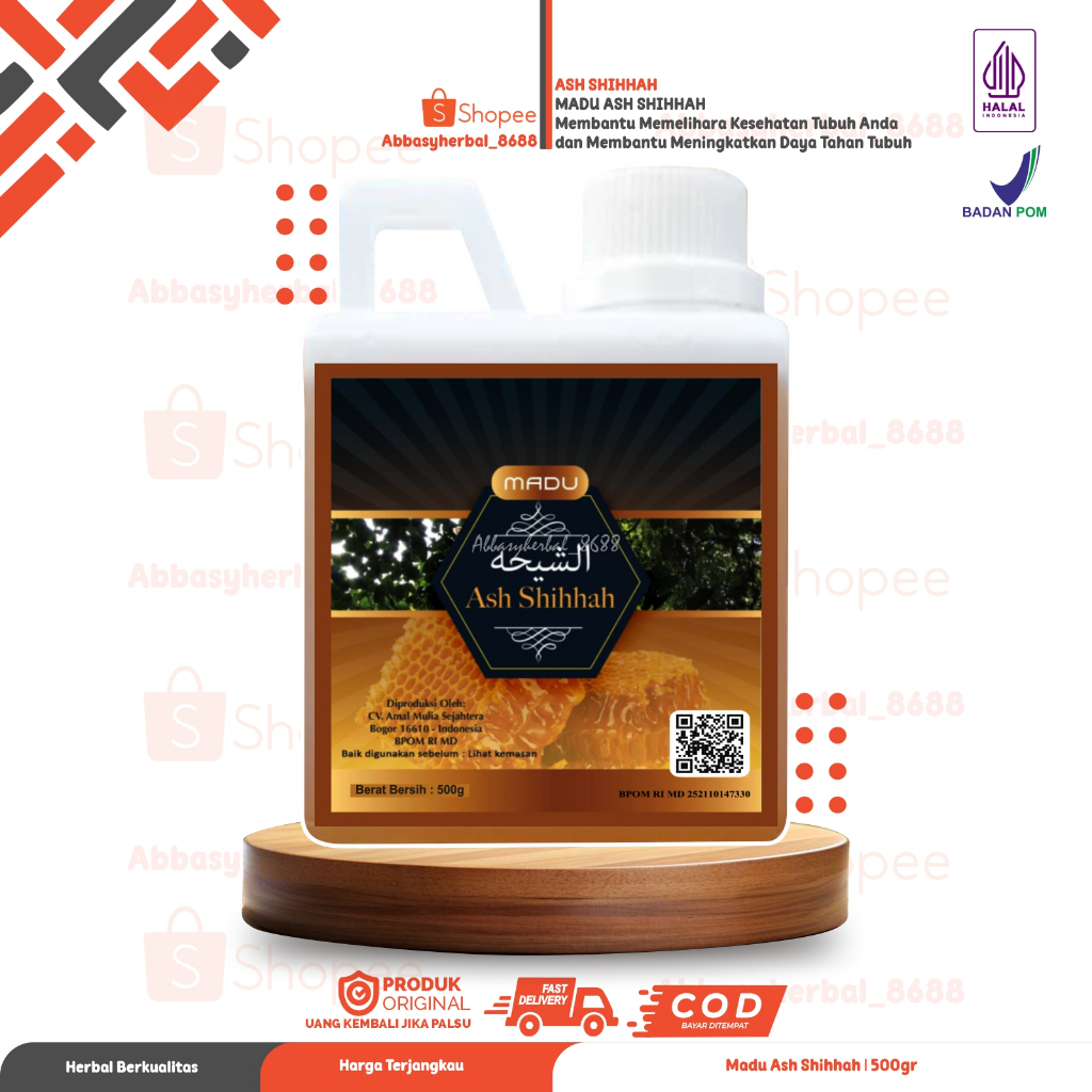 

Abbasy Herbal_Madu Ash Shihhah | Madu Mix | Honey | Original Product isi 500gr