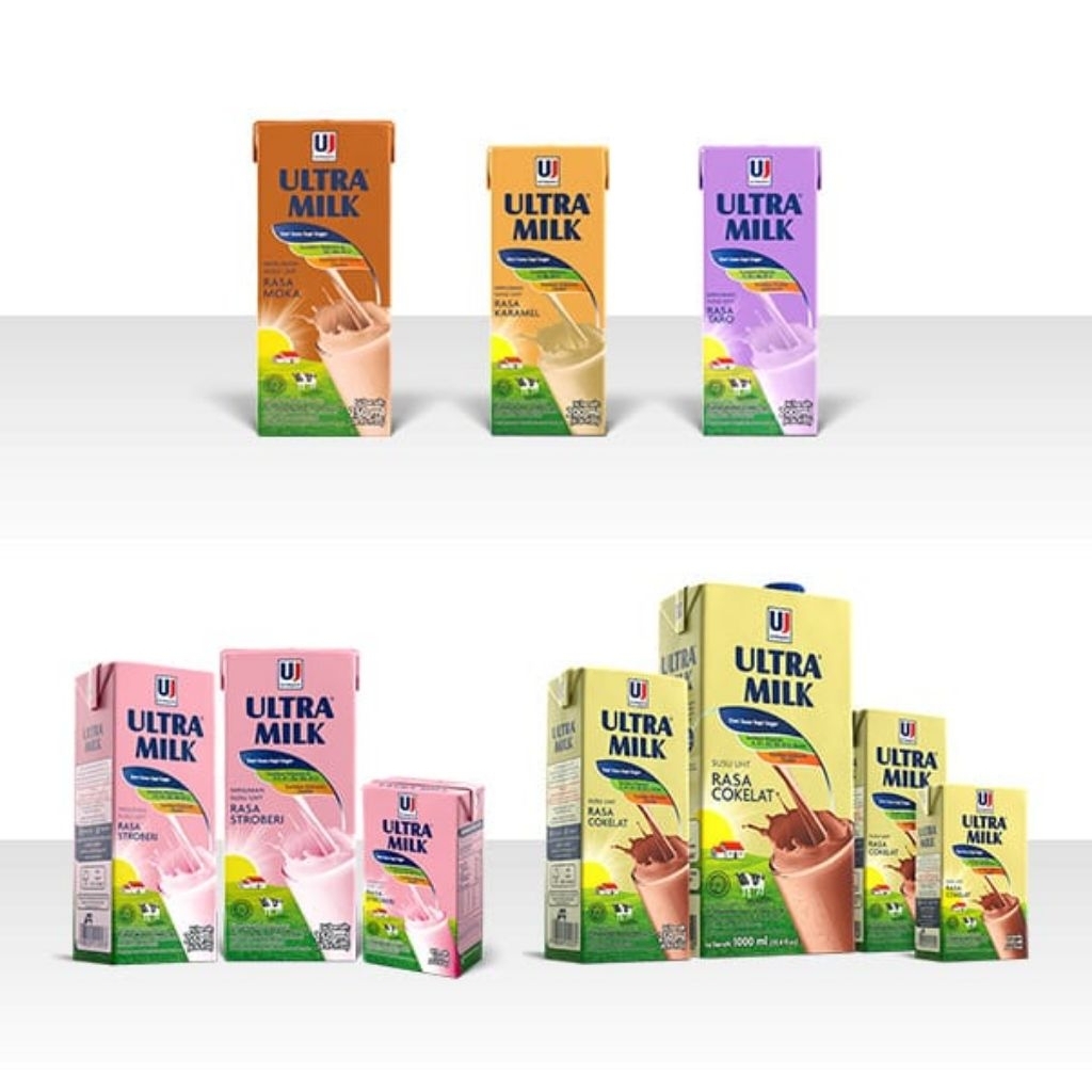 

Ultra milk karton 250ml, 200ml, 750ml