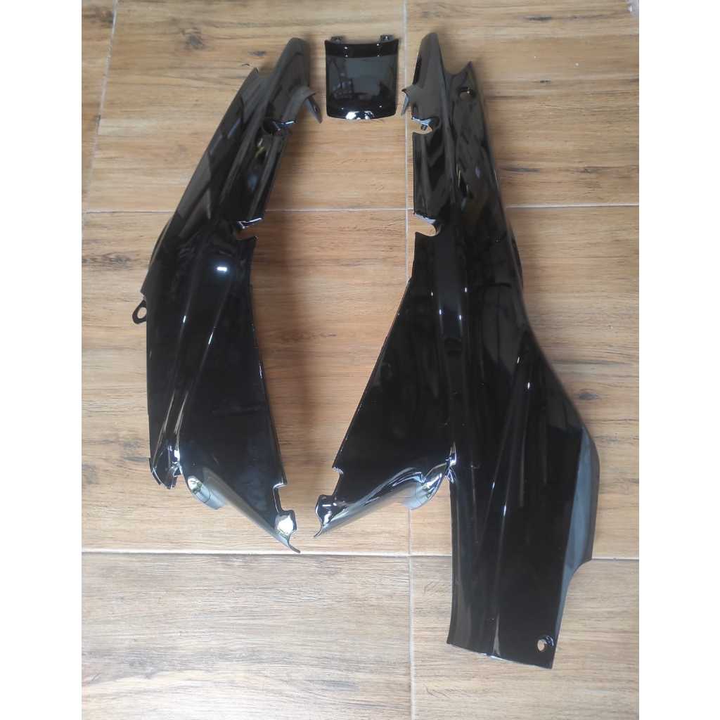 Cover Body Supra X Supra Fit Hitam | Body Belakang Supra X Supra Fit Hitam | Body Samping Supra Fit