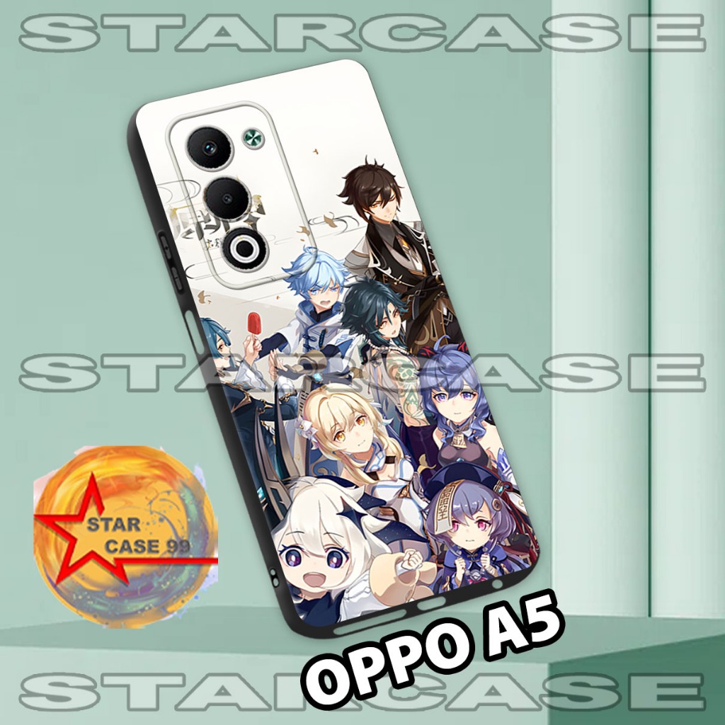 Softcase karet oppo a5 5g 2025/S40/Motif anime/casing oppo a5 5g 2025 terbaru