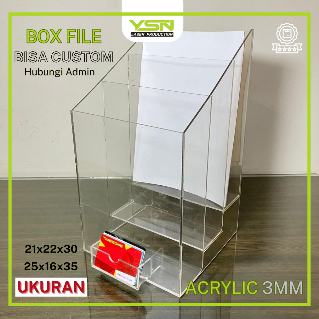 

YSN LASER BOX FILE AKRILIK | BISA CUSTOM