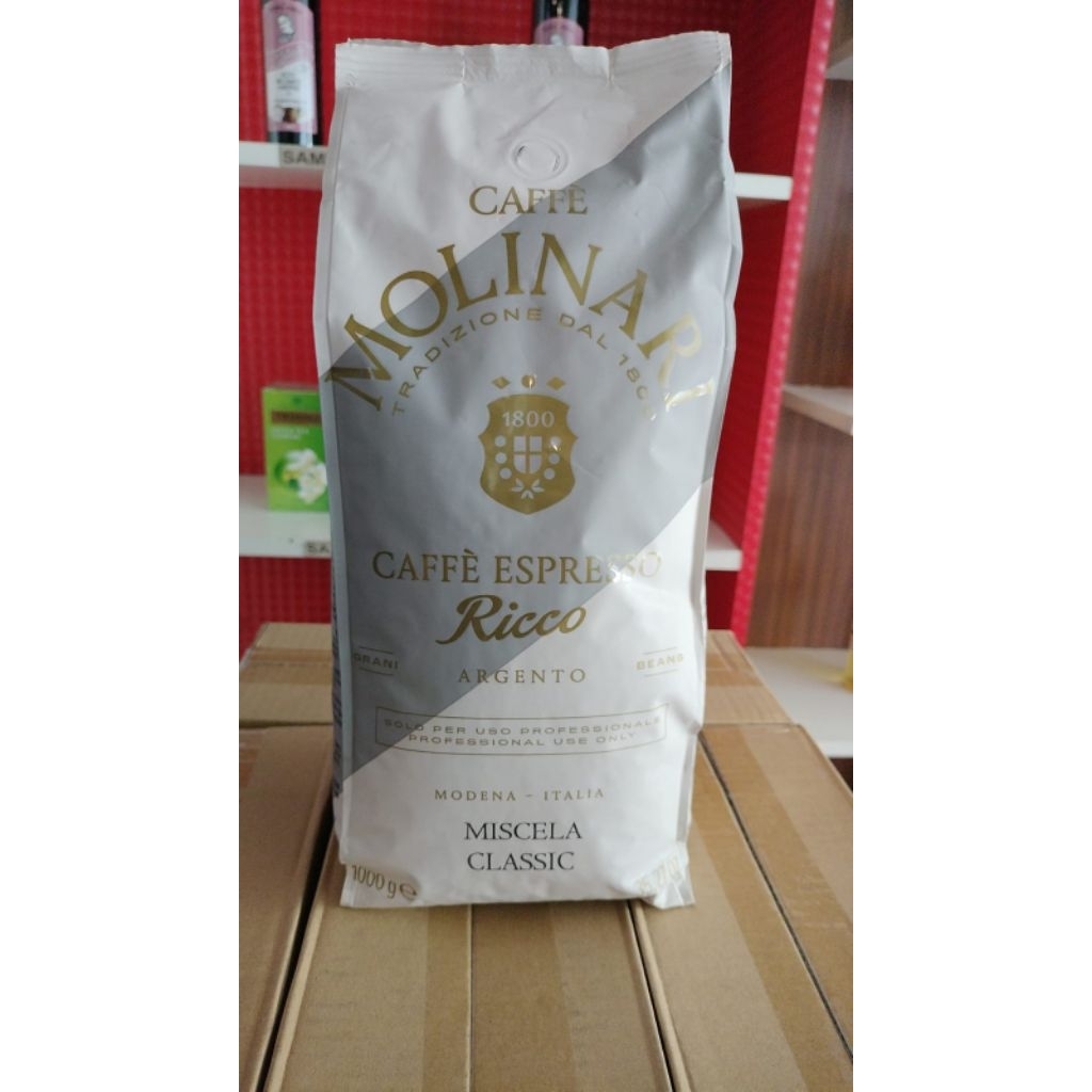 

Caffe Molinari espresso RICCO bean | Intenso beans | Tradizione beans biji kopi italy 1 kg