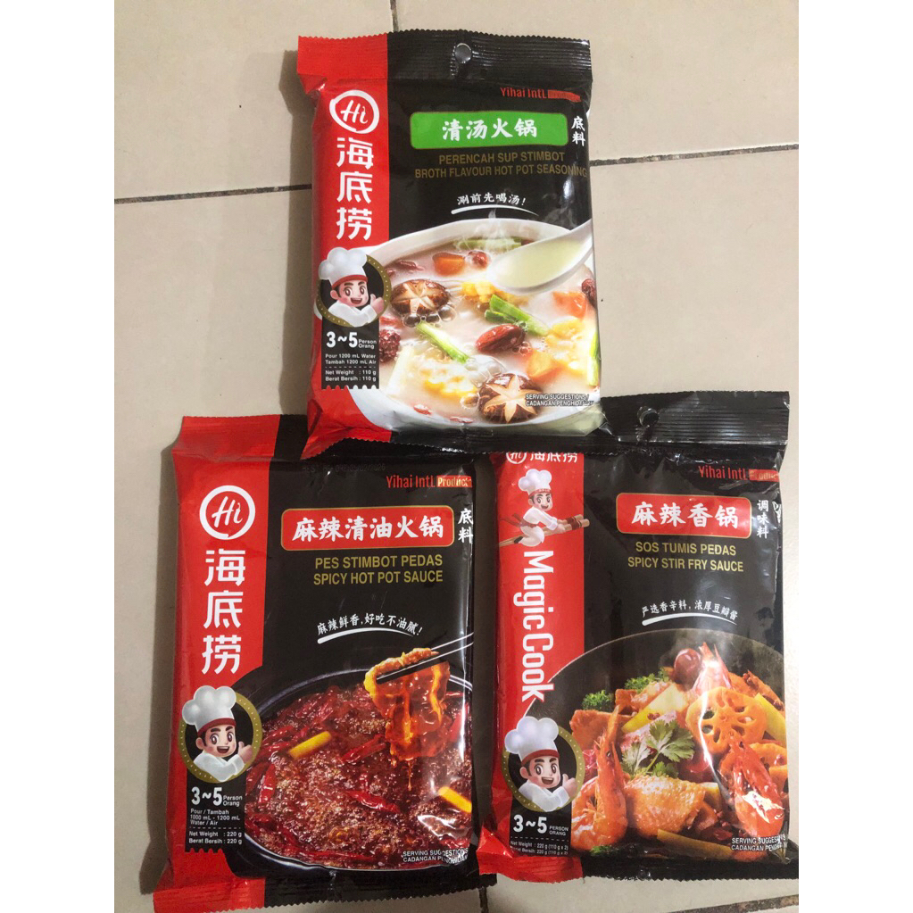 

Bumbu Haidilao Hot Pot Colagen | Mala | Mala Tumis | Mushroom