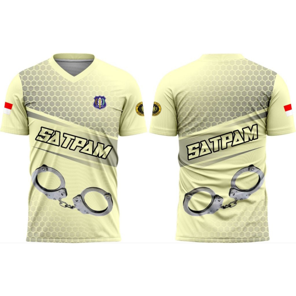 kaos Jersey full printing/Jersey custom/Jersey satpam/