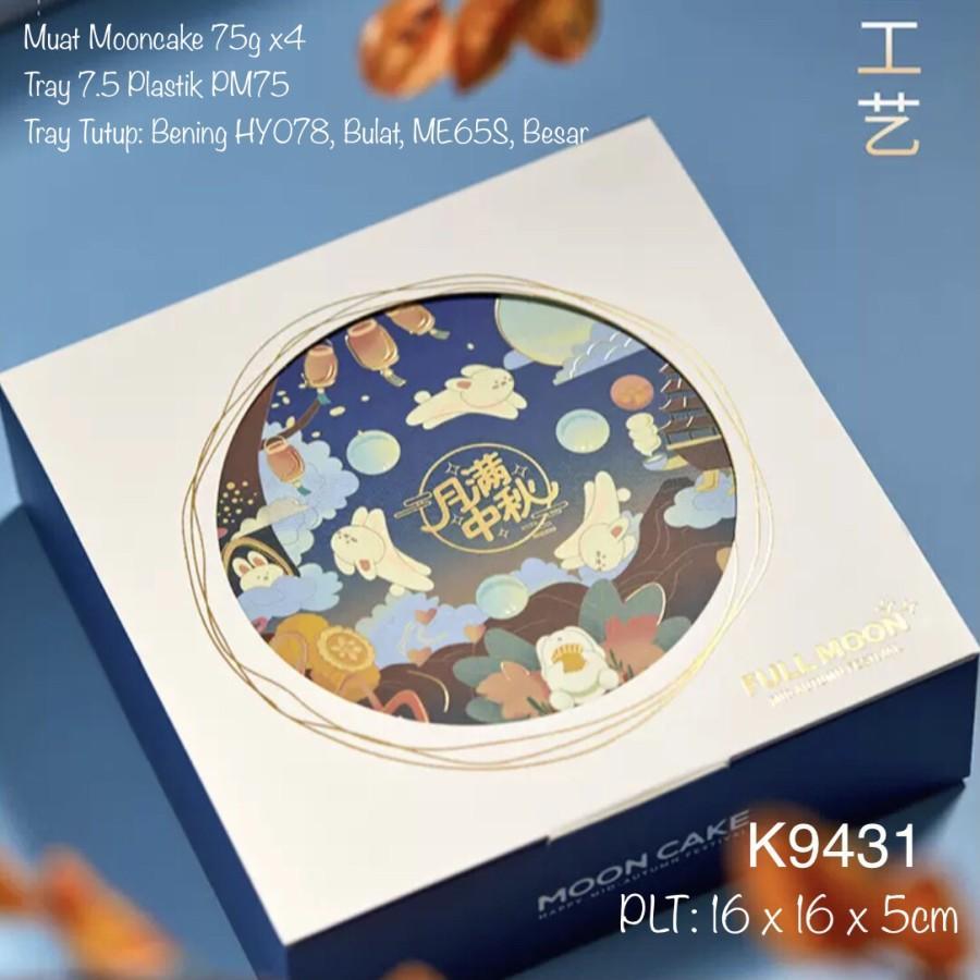 

Cake Dus Roti Mooncake 50gr isi 4 Box Kue Bulan Blue Rabbit Mid Autumn Festival