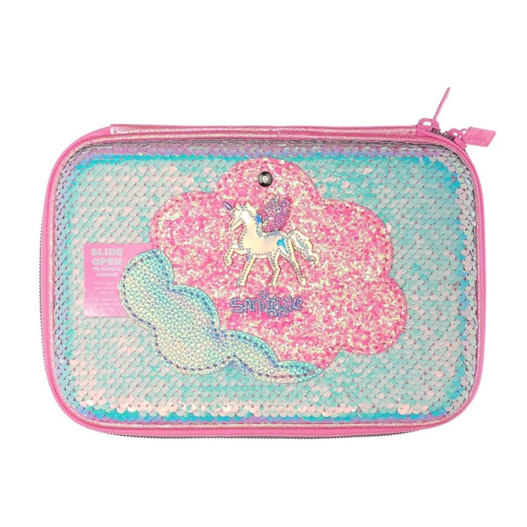 

SMIGGLE LUNAR HARDTOP PENCIL CASE UNICORN SEQUIN WITH MIRROR ORIGINAL SMIGGLE UNICORN MIRROR HARDCASE TEMPAT PENSIL SMIGGLE ORIGINAL