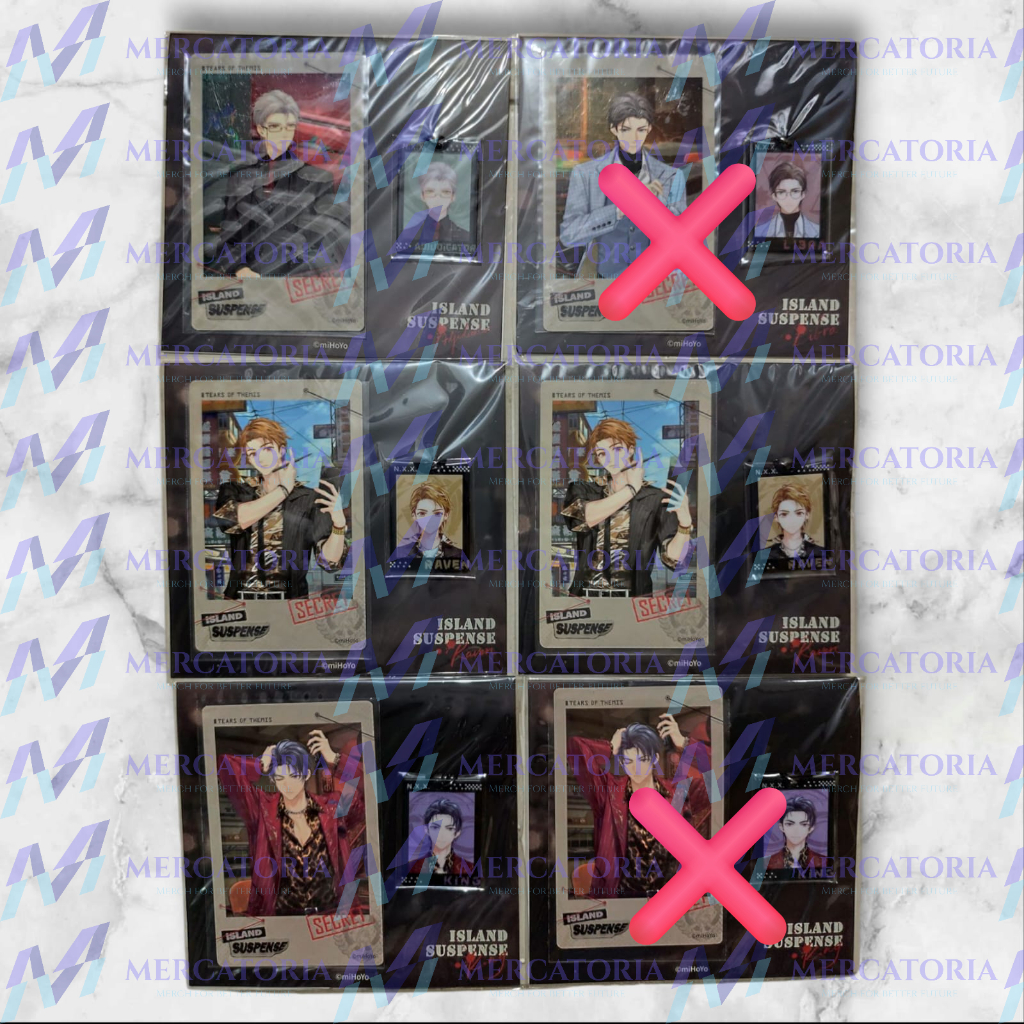 [TEARS OF THEMIS] Acrylic Keychain & Polaroid Set