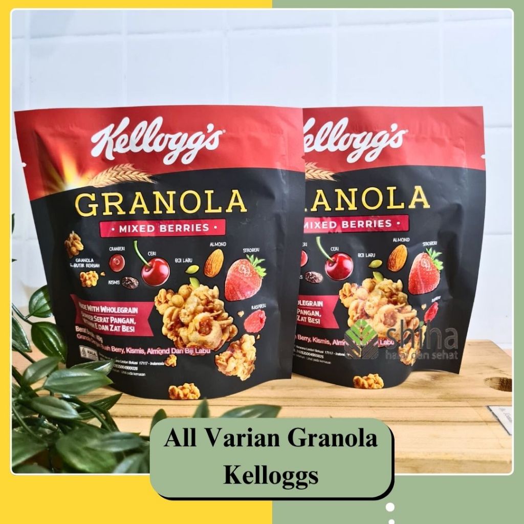

All Varian Kelloggs Granola |MIixed Berries| Dark Chioco | Warungshiha