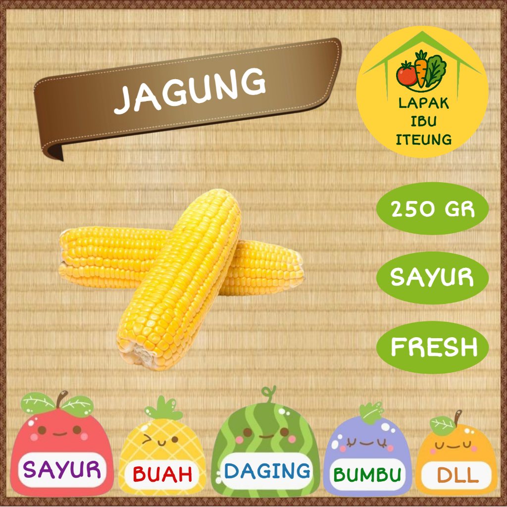 

JAGUNG INSTAN BANDUNG 1/4KG 250GR SEGAR / JAGONG FRESH SAYUR SAYURAN PASAR
