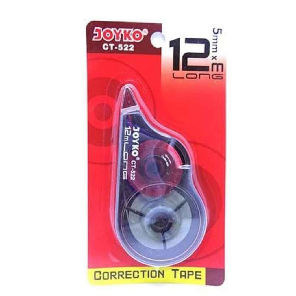 

Tipe-X kertas 12m Joyko CT-522 12m