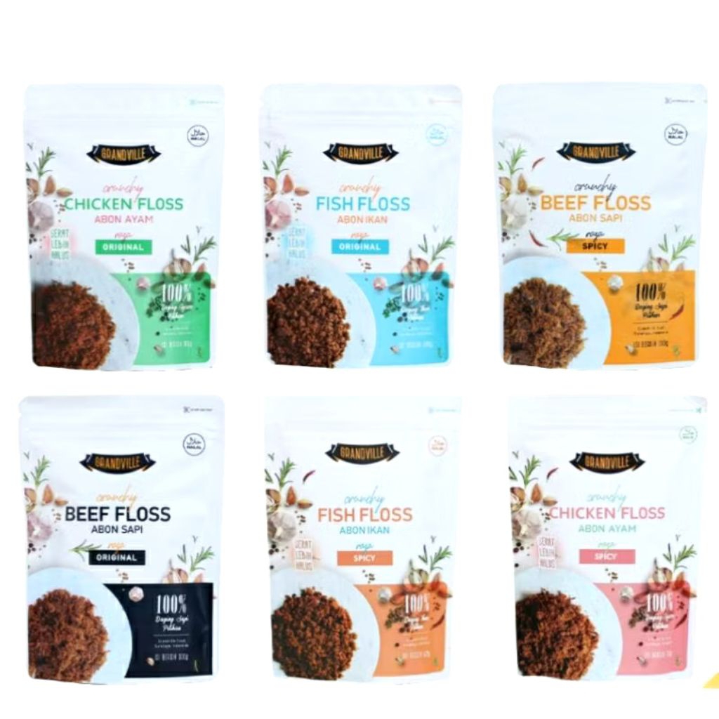 

Abon Grandville Crunchy 100gr - Abon Ayam