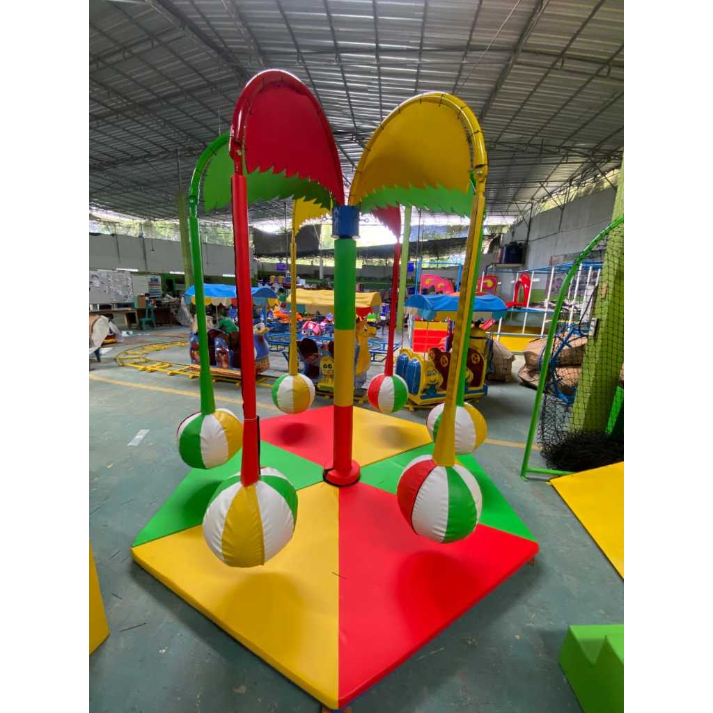 Wahana Softplay Permainan Anak Playground Coconut Palm // Pelengkap Playground Indoor Minimalis
