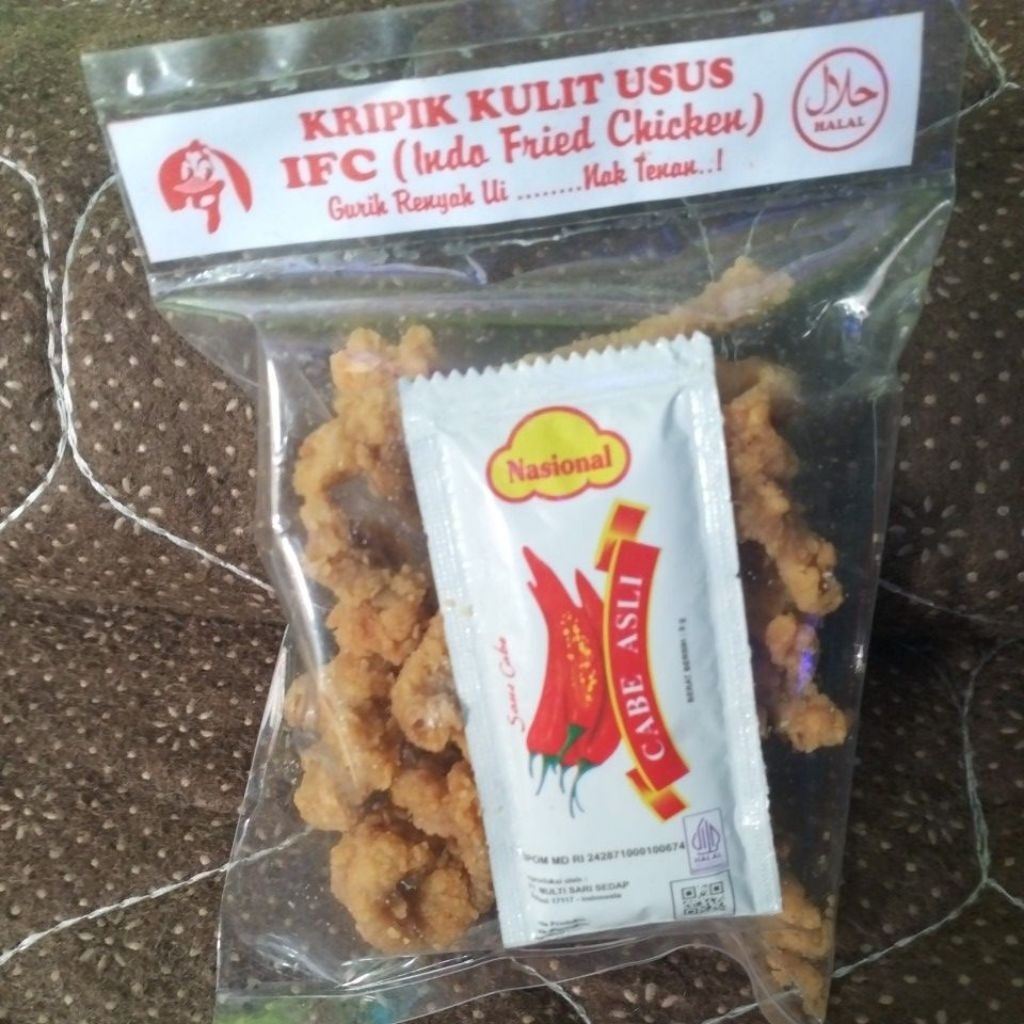 

Kripsus / kripik usus / usus krispi / cemilan krispi / lauk krispi